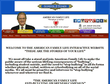 Tablet Screenshot of americanfamilylife.com